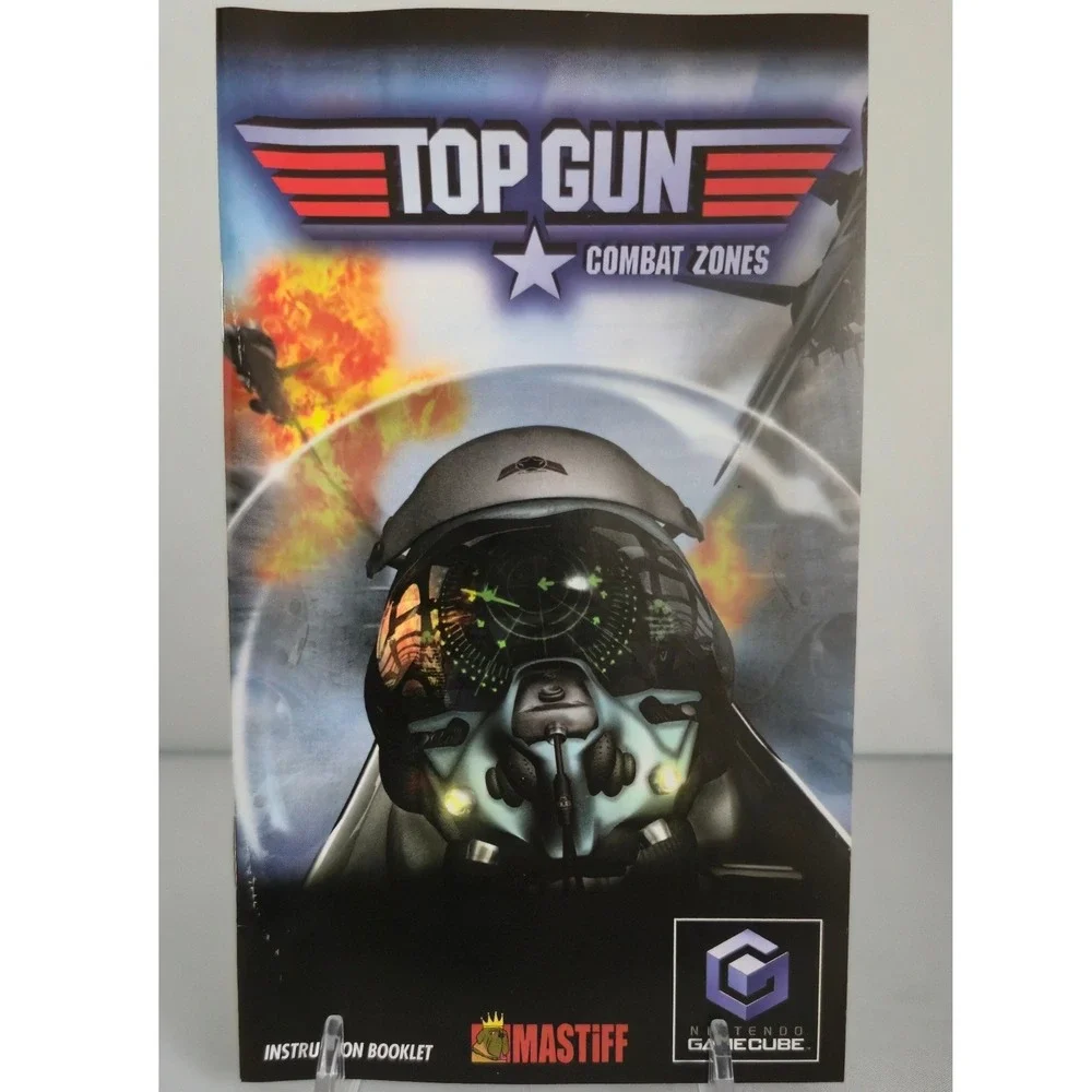 Top Gun: Combat Zones By Mastiff - Nintendo GameCube - CIB W/ Manual - Tested